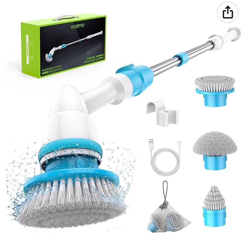 Oraimo Electric Spin Scrubber, Electric Bathroom Scrubber